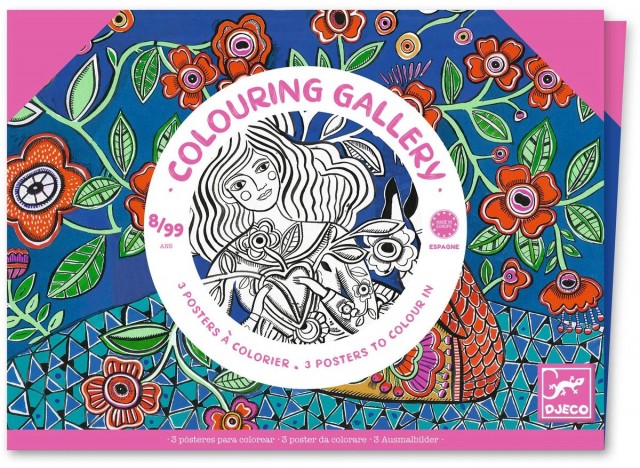 Pósters para colorear Colouring Gallery. Floración
