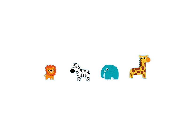 PUZZLES EVOLUTIVOS DJECO. EN LA JUNGLA