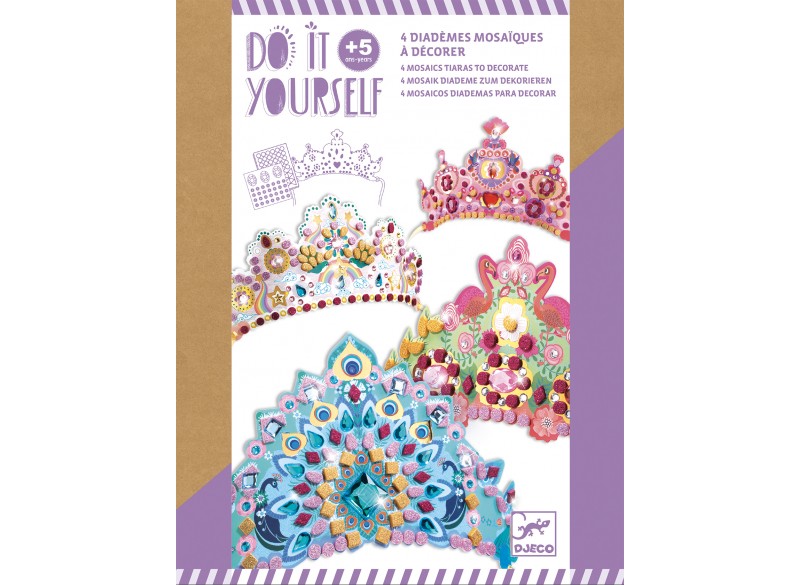 DIADEMAS PARA DECORAR. PRINCESAS, DJECO