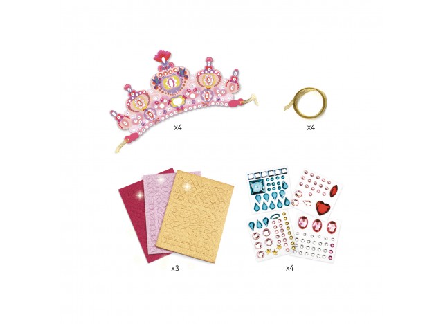 DIADEMAS PARA DECORAR. PRINCESAS, DJECO