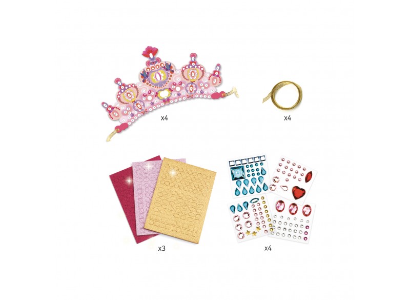 DIADEMAS PARA DECORAR. PRINCESAS, DJECO