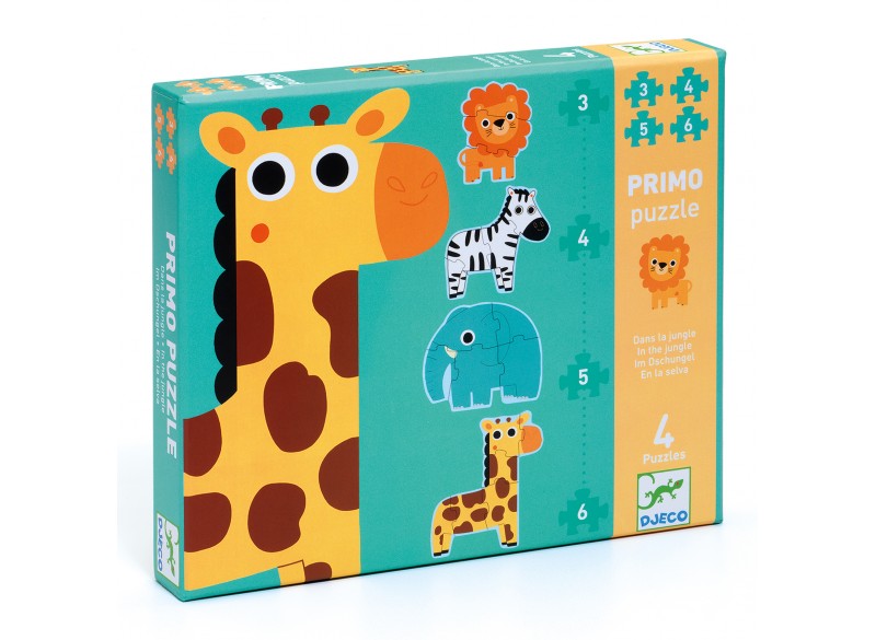 PUZZLES EVOLUTIVOS DJECO. EN LA JUNGLA