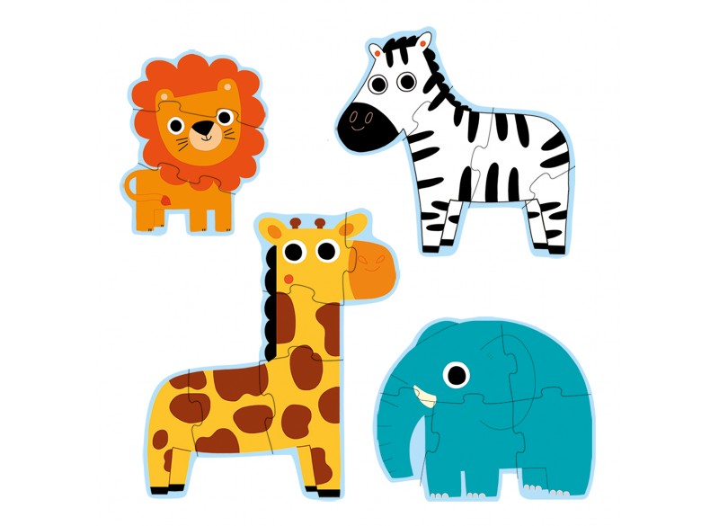 PUZZLES EVOLUTIVOS DJECO. EN LA JUNGLA