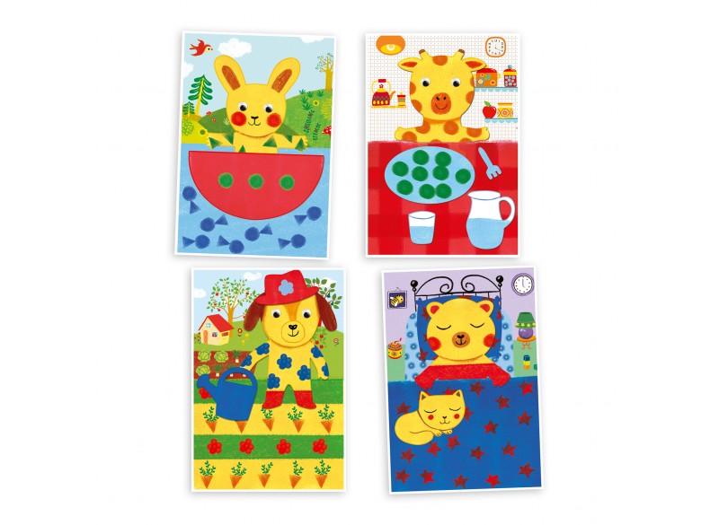 JUEGO PINTURA DJECO. LAS AVENTURAS DE LOS PELUCHES